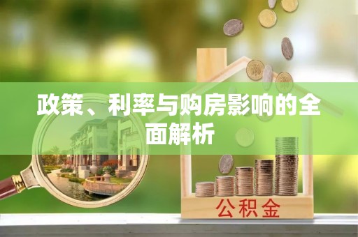 荆州政策、利率与购房影响的全面解析