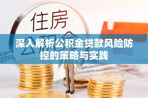 荆州深入解析公积金贷款风险防控的策略与实践