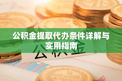 荆州公积金提取代办条件详解与实用指南