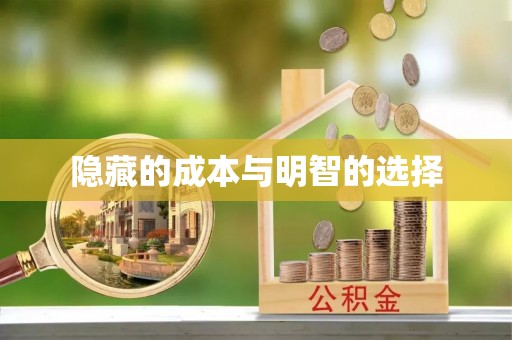 荆州隐藏的成本与明智的选择