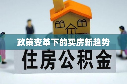 荆州政策变革下的买房新趋势