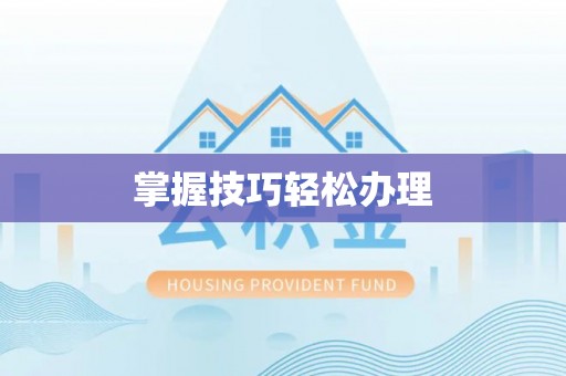 荆州掌握技巧轻松办理