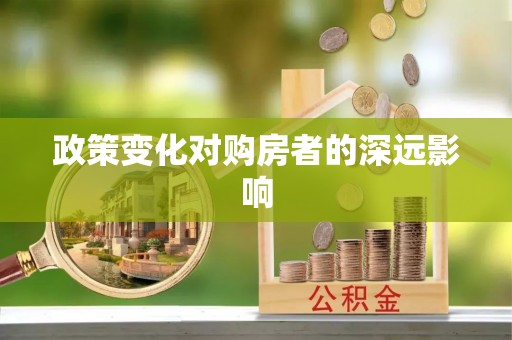荆州政策变化对购房者的深远影响