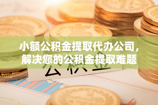 荆州小额公积金提取代办公司，解决您的公积金提取难题
