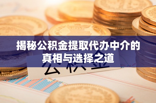 荆州揭秘公积金提取代办中介的真相与选择之道