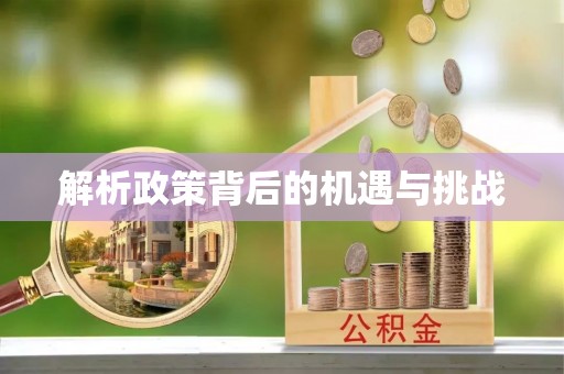 荆州解析政策背后的机遇与挑战