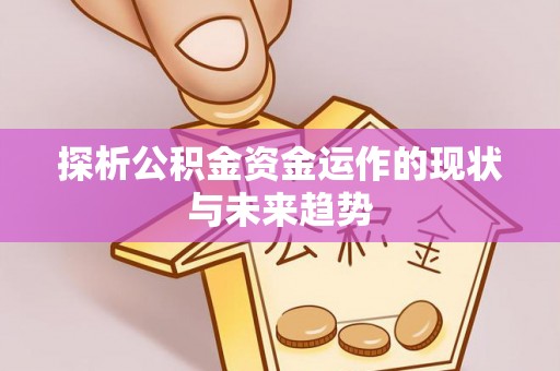 荆州探析公积金资金运作的现状与未来趋势