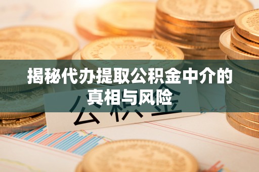 荆州揭秘代办提取公积金中介的真相与风险