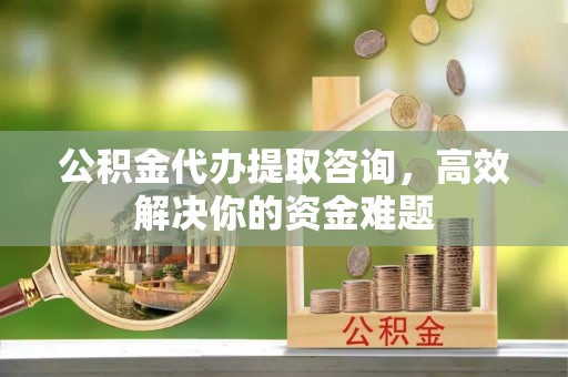 荆州公积金代办提取咨询，高效解决你的资金难题