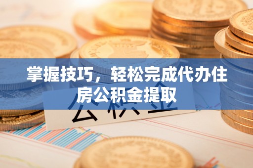 荆州掌握技巧，轻松完成代办住房公积金提取