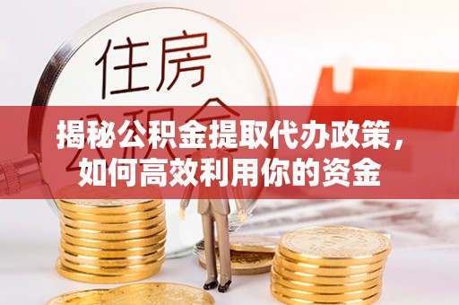 荆州揭秘公积金提取代办政策，如何高效利用你的资金